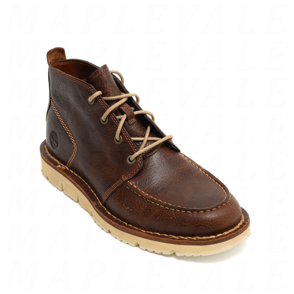 Timberland Westmore Mid Lace Chukka Boots Mens Sz 8 Brown Tortoise Shell Leather - Picture 3 of 9